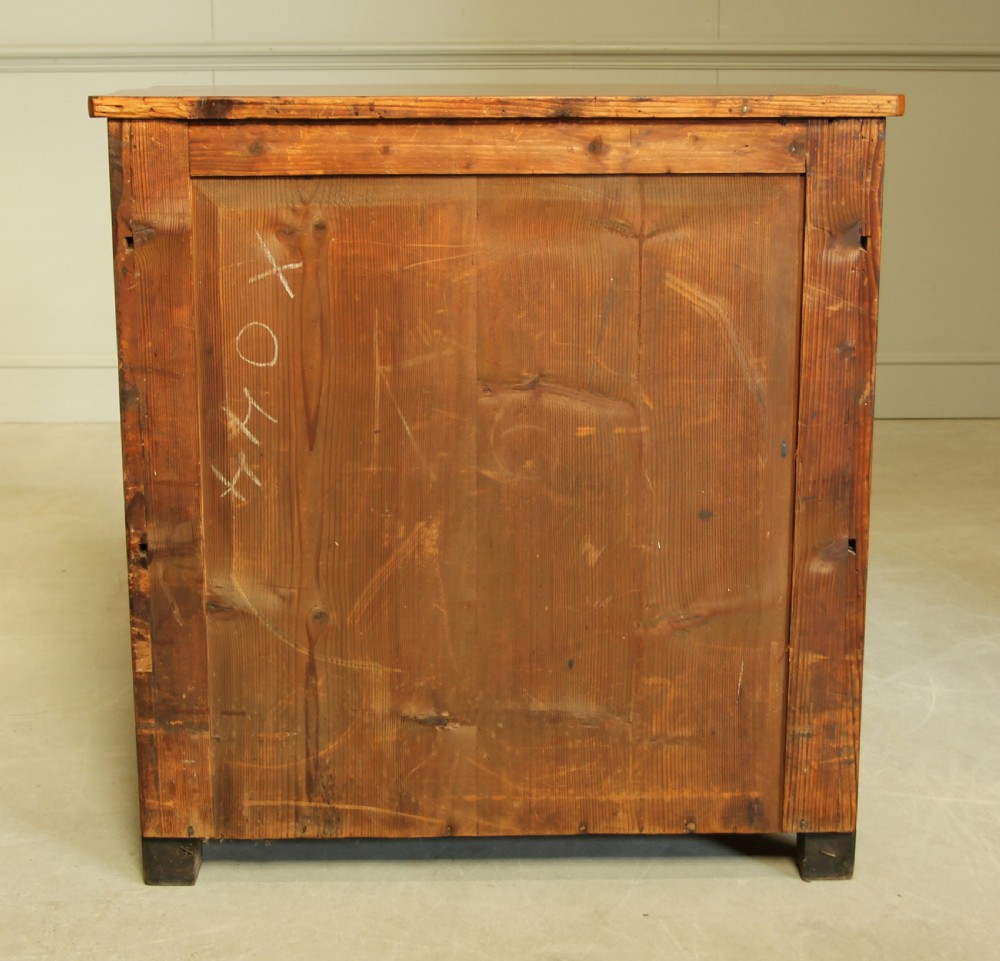 A Serpentine 19th century French Walnut two door sideboard. View X