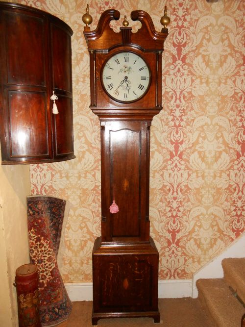 Georgian Oak Longcase 30 Hour, W. Hutchinson, Retford