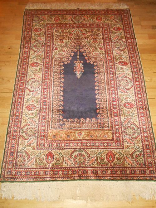 Antique Turkish Kayseri Prayer Rug
