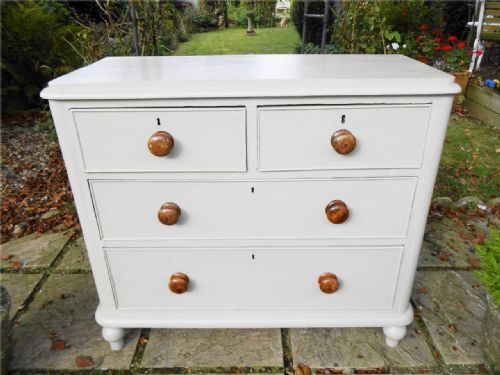Victorian Painted Pine Chest of Drawers