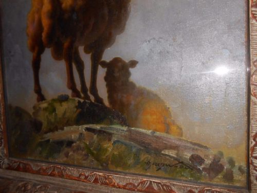 fig 3. Orlando Greenwood RBA, The Tup, Oil on Canvas