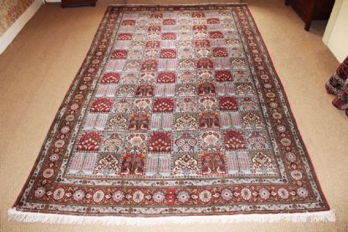 Stunning Antique Central Persian Ghom Large Carpet / Rug