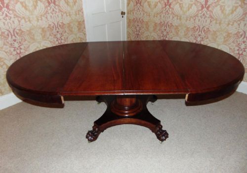 William IV Mahogany Extending Dining Table