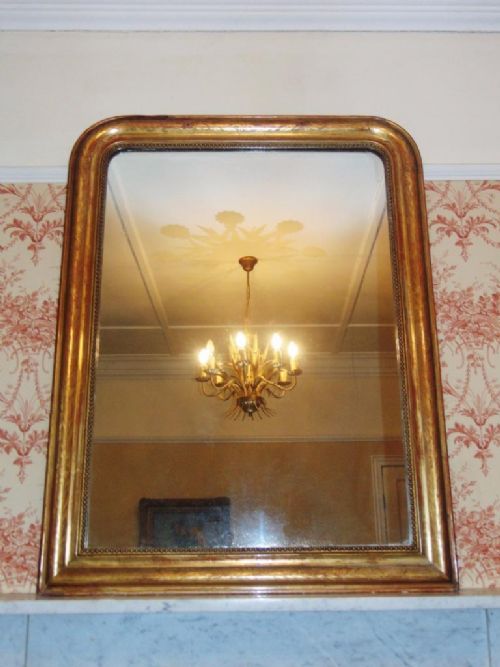 Beautiful Large Victorian Gilt Overmantel Mirror C.1860