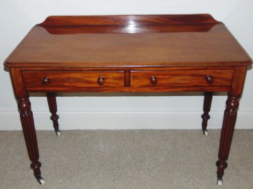 Early Victorian Mahogany Desk / Side Table