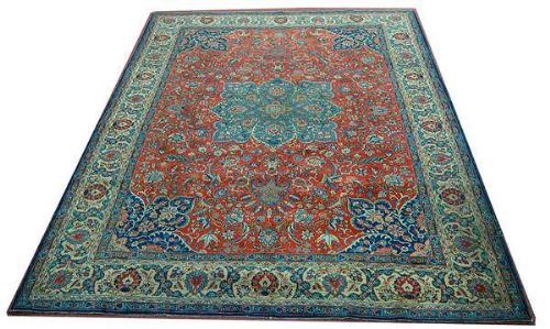 Superb Large Antique Persian Tabriz Rug/carpet