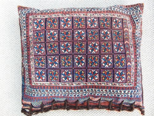 A Good Afshar Bagface Carpet Cushion / Rug South West Persia