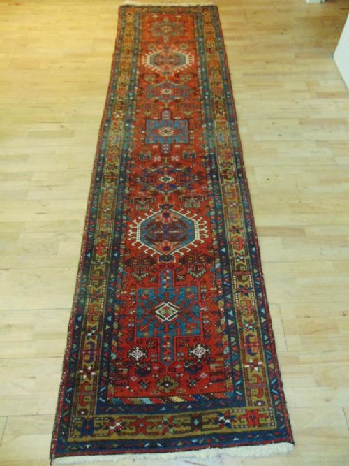 Antique Heriz Rug / Carpet / Runner