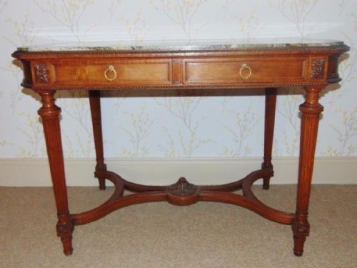 19th Century French Marble Topped Table