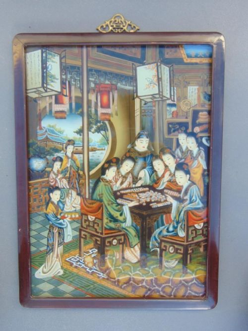 Antique Chinese Painting on Glass