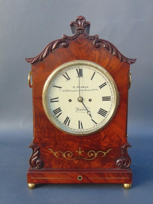 Fine Mahogany Double Fusee Repeater Bracket Clock, G. Searle London