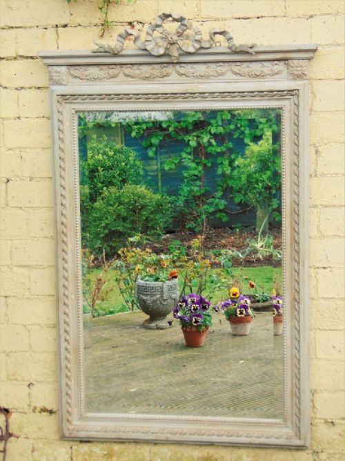 Pretty French Wall / Over-mantle Mirror