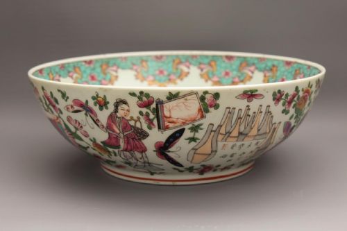 Pretty Samson Famille Rose Porcelain Bowl