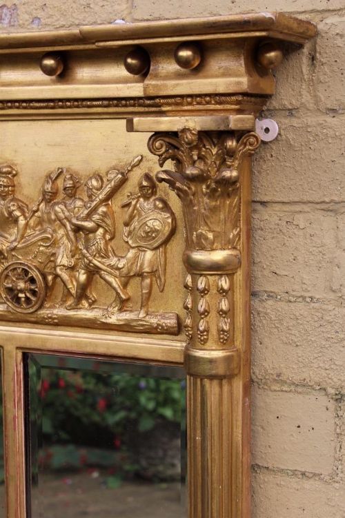 fig 1. Classical Victorian Overmantel Gilt Mirror