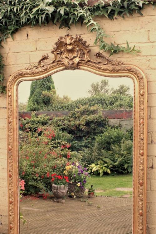 fig 2. Large French Gilt Mirror 19th Century