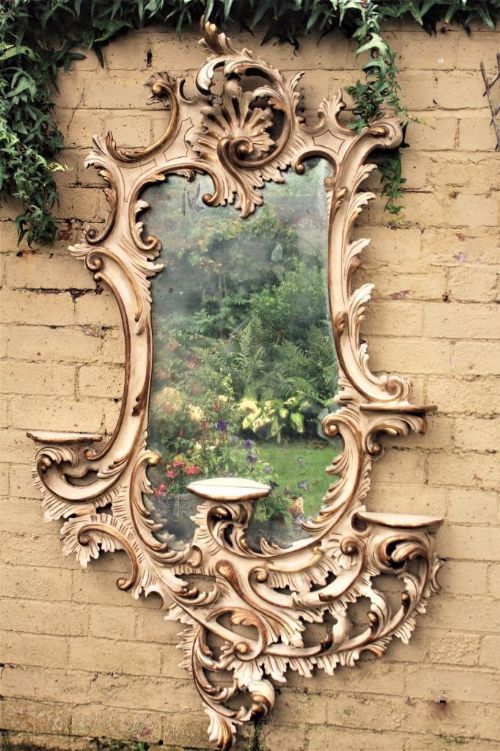 Very Large Venetian Baroque Mirror 19th Century