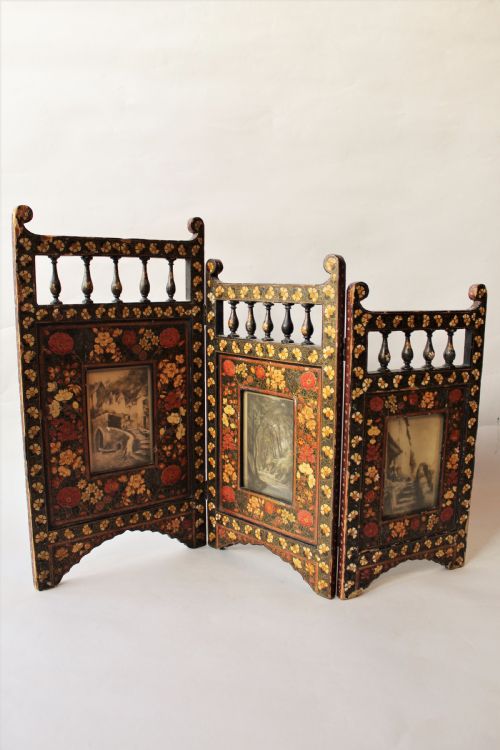 Antique Indian Kashmir Screen