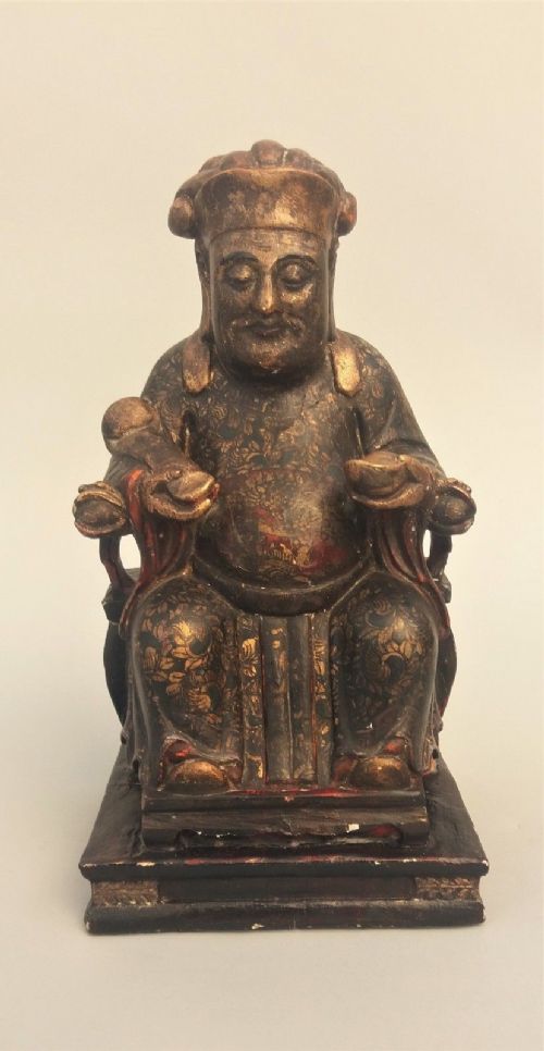 18th Century Chinese Luohan Lacquer Figure