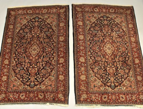 Good Pair of Kashan Carpets / Rugs