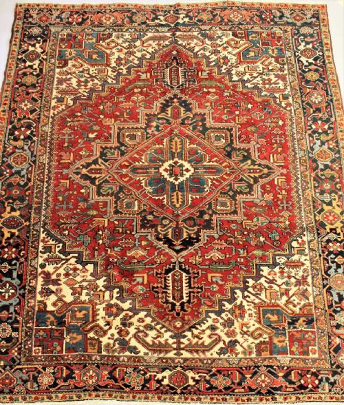 Antique Heriz Carpet Room Size