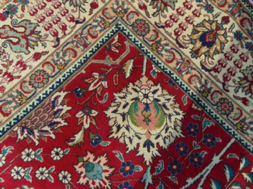 fig 1. Antique Tabriz Carpet Shah Abbas Design Room Size