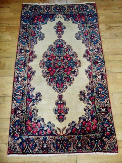 Pretty Antique Kirman Rug South East Persia