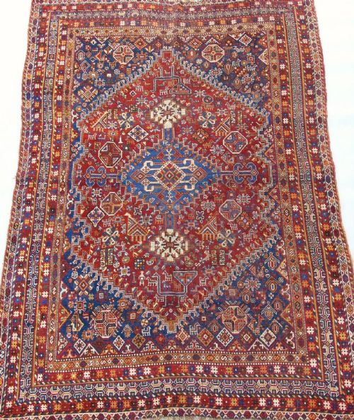 Antique Kashgai Carpet Room Size