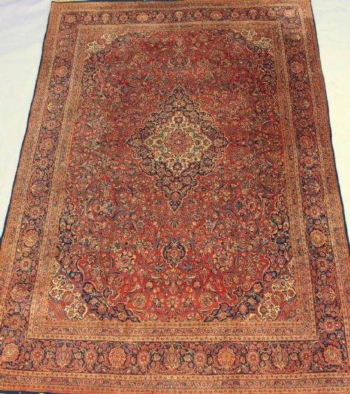 Fine Antique Kashan Carpet Room Size