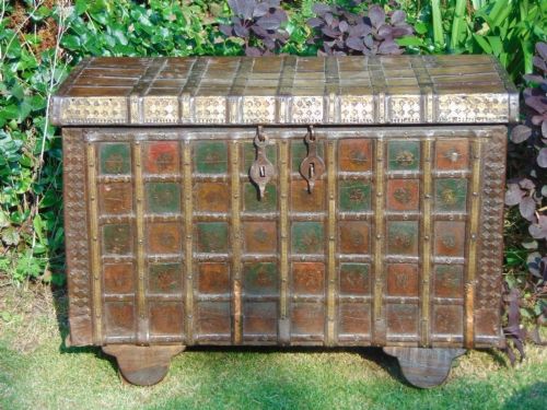 Antique 18th Century Indian Dowry Chest