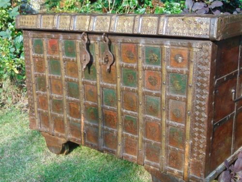 fig 1. Antique 18th Century Indian Dowry Chest
