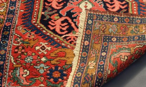 fig 1. Antique Heriz Carpet Runner