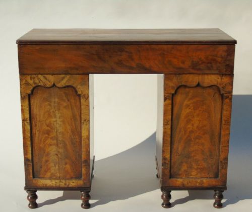 Neat Regency Mahogany Sideboard Cabinet