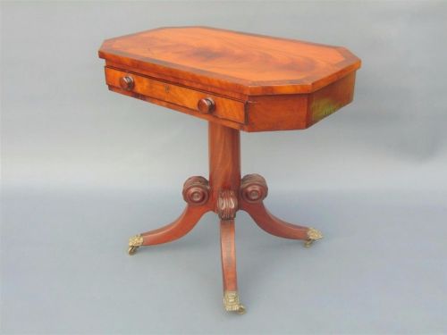 Regency / William IV Period Mahogany Pedestal Table