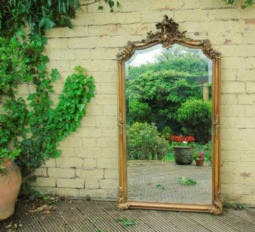 Pretty Antique French Gilt Mirror