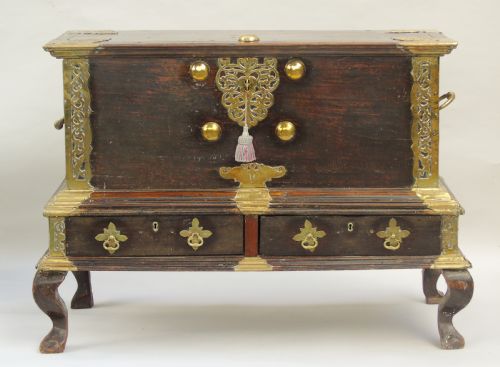19th Century Zanzibar Chest on Stand