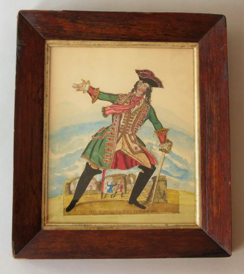 Antique Tinsel Picture Sir Rowland Trenchard