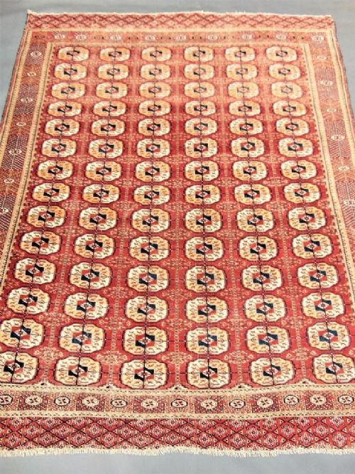 19th Century Antique Tekke Carpet
  276cms by 222cms