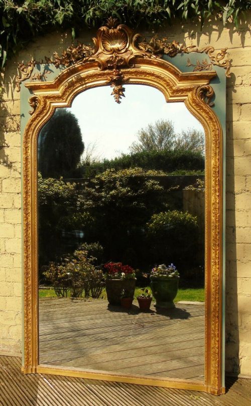 Fabulous 19th Century French Gilt Mirror