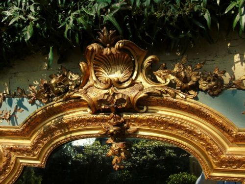 fig 1. Fabulous 19th Century French Gilt Mirror
