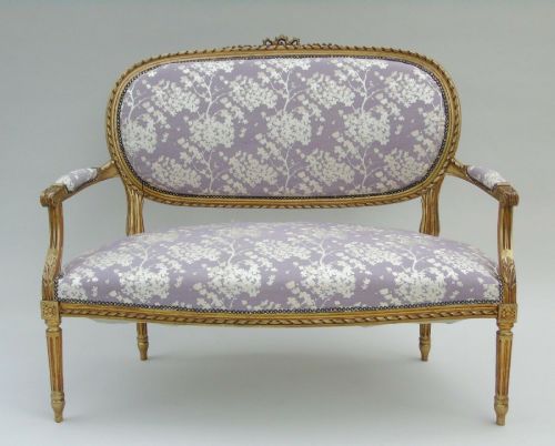 Pretty French Giltwood Sofa