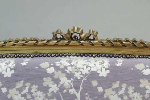 fig 1. Pretty French Giltwood Sofa