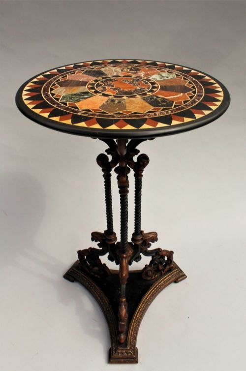 Antique Italian Specimen Table