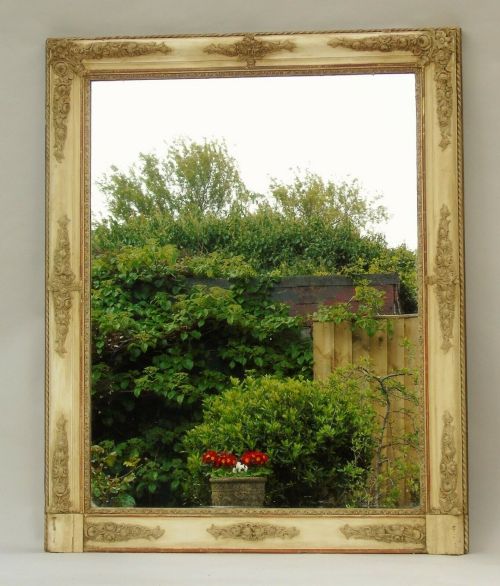 Antique Italian Gilt & Gesso Mirror Circa 1870