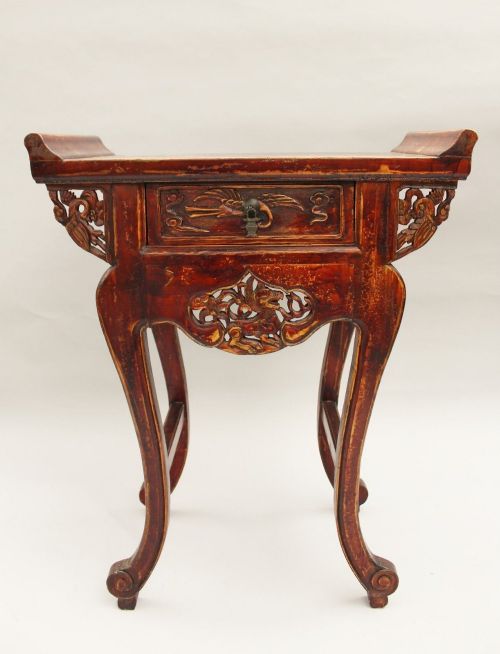 fig 1. Antique Chinese Elm Table