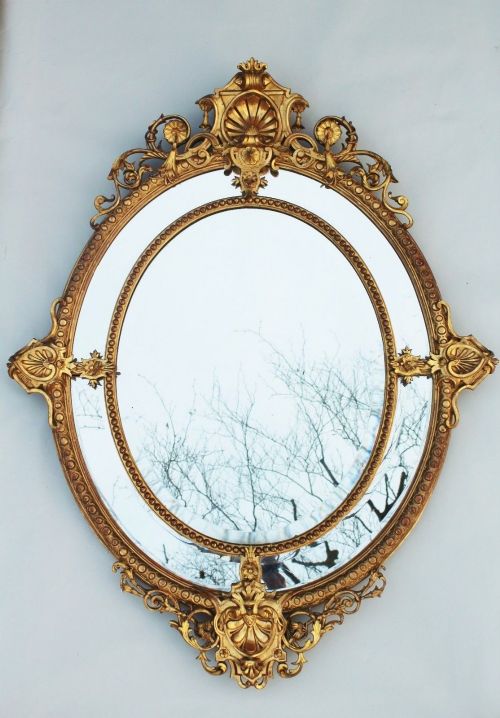 Exceptional French Gilt Mirror Grand Scale