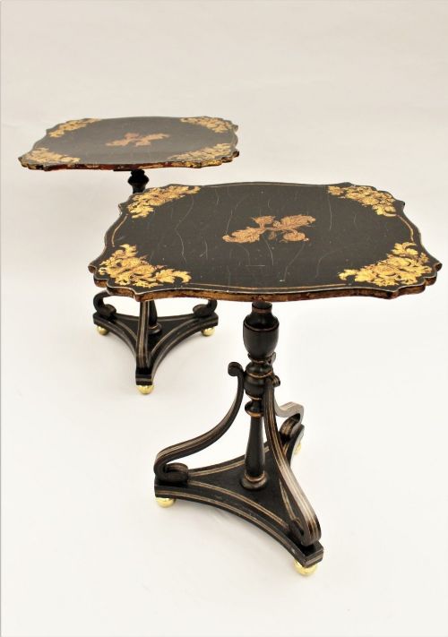 Elegant Pair of Georgian Regency Wine Tables