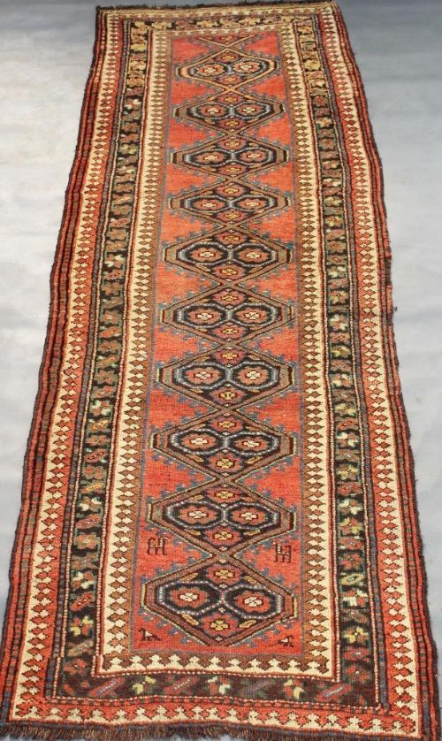 Antique Persian Long Runner 276 X 102
