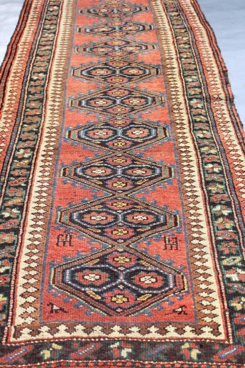 fig 1. Antique Persian Long Runner 276 x 102