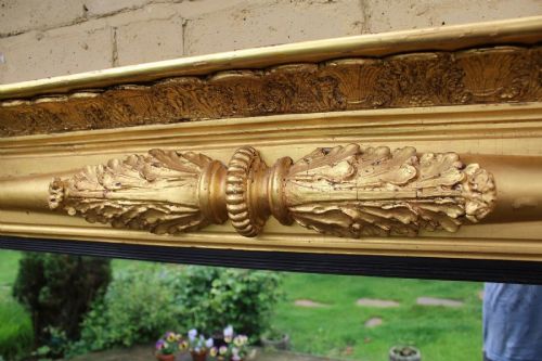 fig 1. Large Irish Regency Overmantel Mirror