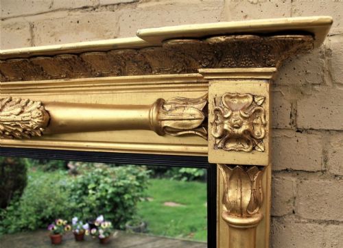 fig 2. Large Irish Regency Overmantel Mirror